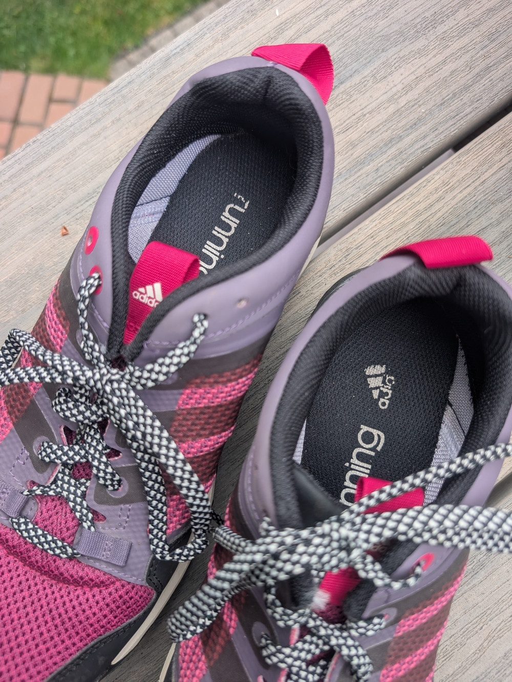 adidas Women’s Pink and Lavender Athletic Running Shoes